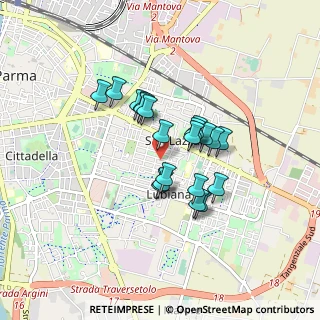 Mappa Via Ferdinando Orlandi, 43123 Parma PR, Italia (0.641)