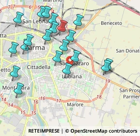 Mappa Via Ferdinando Orlandi, 43123 Parma PR, Italia (2.1755)