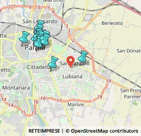 Mappa Via Ferdinando Orlandi, 43123 Parma PR, Italia (2.10867)