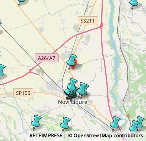 Mappa Via delle Robinie, 15068 Pozzolo Formigaro AL, Italia (5.70667)