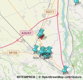 Mappa Via delle Robinie, 15068 Pozzolo Formigaro AL, Italia (3.69083)