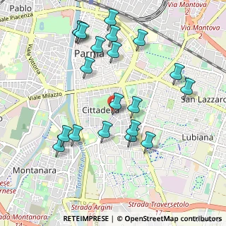Mappa Viale Duca Alessandro, 43123 Parma PR, Italia (1.0585)