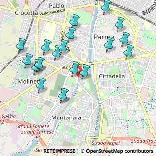 Mappa Via Varese, 43125 Parma PR, Italia (1.1335)