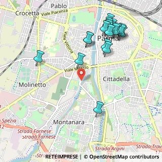 Mappa Via Varese, 43125 Parma PR, Italia (1.2345)