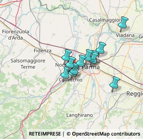 Mappa Strada Roma, 43044 Madregolo PR, Italia (8.97833)