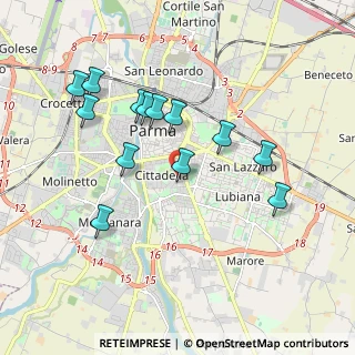 Mappa Via Monte Penna, 43123 Parma PR, Italia (1.83692)
