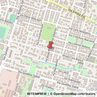 Mappa Strada Casa Bianca,  14, 43100 Parma, Parma (Emilia Romagna)