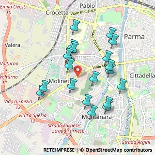 Mappa Via Giovanni Verga, 43125 Parma PR, Italia (0.908)