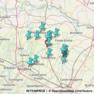 Mappa Via Don Giovanni Minzoni, 41031 Camposanto MO, Italia (11.38933)