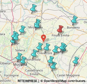 Mappa Via Don Giovanni Minzoni, 41031 Camposanto MO, Italia (17.5805)