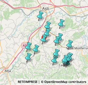 Mappa Strada Abrami, 14055 Costigliole D'asti AT, Italia (7.60737)