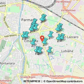 Mappa Via Monte Bardone, 43123 Parma PR, Italia (0.7795)