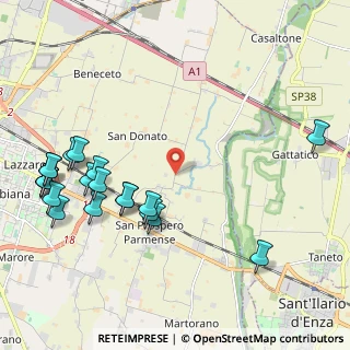 Mappa Str. Gazzano, 43123 San Prospero PR, Italia (2.6075)