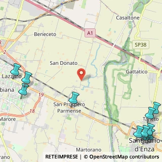 Mappa Str. Gazzano, 43123 San Prospero PR, Italia (3.95273)