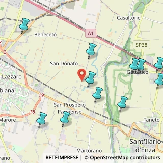 Mappa Str. Gazzano, 43123 San Prospero PR, Italia (2.69182)