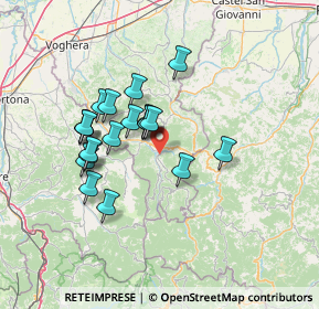 Mappa LOCALITA' LA GALAVERNA, 27057 Varzi PV, Italia (11.7325)