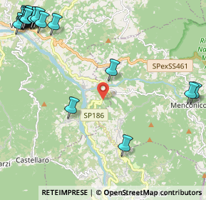 Mappa LOCALITA' LA GALAVERNA, 27057 Varzi PV, Italia (3.481)