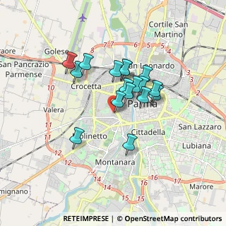 Mappa Via Villa Glori, 43125 Parma PR, Italia (1.31176)