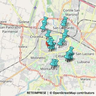 Mappa Via Digione, 43125 Parma PR, Italia (1.49579)
