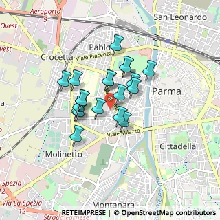 Mappa Via Digione, 43125 Parma PR, Italia (0.6325)