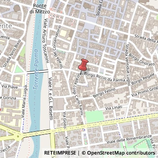 Mappa Strada Luigi Carlo Farini, 48, 43100 Parma, Parma (Emilia Romagna)