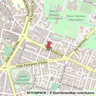 Mappa Via Emilia Est, 17, 43121 Parma, Parma (Emilia Romagna)