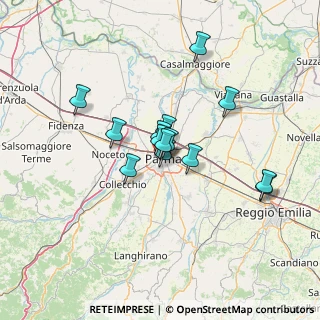 Mappa Via Umberto Benassi, 43125 Parma PR, Italia (10.16357)