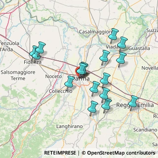 Mappa Via Umberto Benassi, 43125 Parma PR, Italia (14.24176)