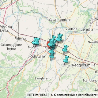 Mappa Via Umberto Benassi, 43125 Parma PR, Italia (6.52462)