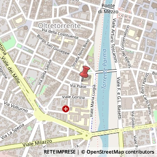 Mappa Via Monte Santo, 2, 43125 Parma, Parma (Emilia Romagna)