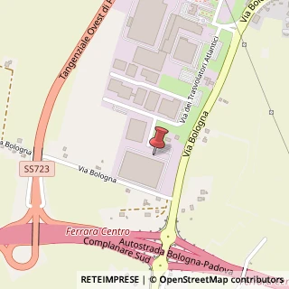 Mappa Via dei Trasvolatori Atlantici, 50, 44124 Ferrara, Ferrara (Emilia Romagna)