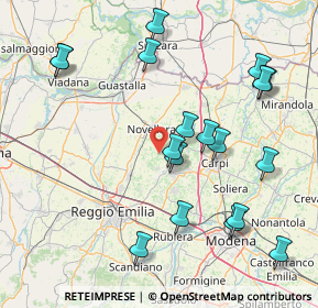 Mappa Via Cocconi, 42015 Correggio RE, Italia (17.97556)