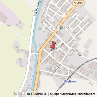 Mappa Via Estense, 47, 44020 Migliaro, Ferrara (Emilia Romagna)