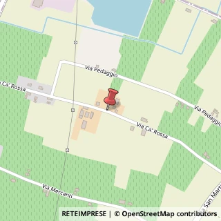 Mappa Via Ca' Rossa, 6, 42015 Correggio, Reggio nell'Emilia (Emilia Romagna)