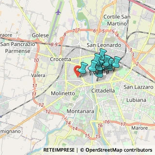Mappa Via Luigi Musini, 43125 Parma PR, Italia (1.23538)