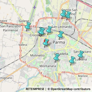 Mappa Via Luigi Musini, 43125 Parma PR, Italia (1.92818)