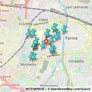 Mappa Via Luigi Musini, 43125 Parma PR, Italia (0.6185)