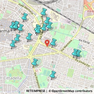 Mappa Via Usiglio, 43100 Parma PR, Italia (0.6)