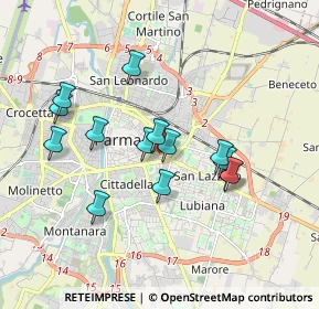 Mappa Via Usiglio, 43100 Parma PR, Italia (1.64214)