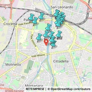 Mappa Piazzale Alberto Rondani, 43125 Parma PR, Italia (0.916)