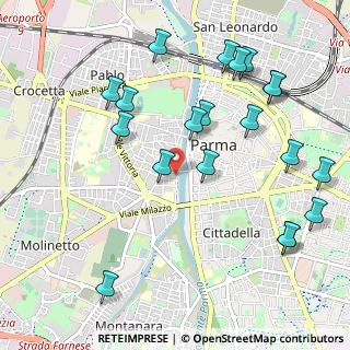 Mappa Piazzale Alberto Rondani, 43125 Parma PR, Italia (1.204)