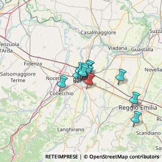 Mappa Piazzale Alberto Rondani, 43125 Parma PR, Italia (8.15083)