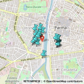 Mappa Piazzale Alberto Rondani, 43125 Parma PR, Italia (0.279)