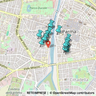 Mappa Piazzale Alberto Rondani, 43125 Parma PR, Italia (0.311)