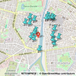 Mappa Piazzale Alberto Rondani, 43125 Parma PR, Italia (0.446)