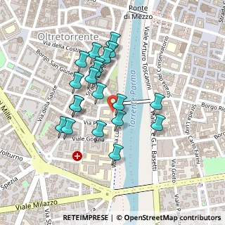 Mappa Piazzale Alberto Rondani, 43125 Parma PR, Italia (0.198)