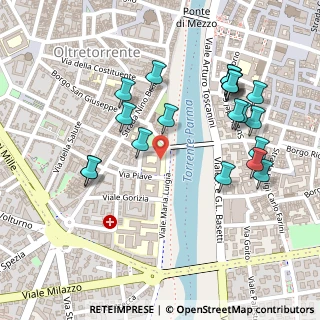 Mappa Piazzale Alberto Rondani, 43125 Parma PR, Italia (0.262)