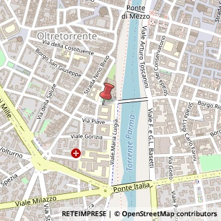 Mappa Piazzale Alberto Rondani, 1, 43125 Parma, Parma (Emilia Romagna)