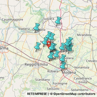 Mappa Via Carnevale, 42015 Correggio RE, Italia (9.91632)