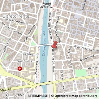 Mappa Viale Francesco Basetti, 6, 43121 Parma, Parma (Emilia Romagna)